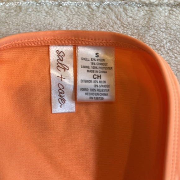 NWT Salt and Cove peach colored swimsuit bottoms size small - Picture 6 of 8
